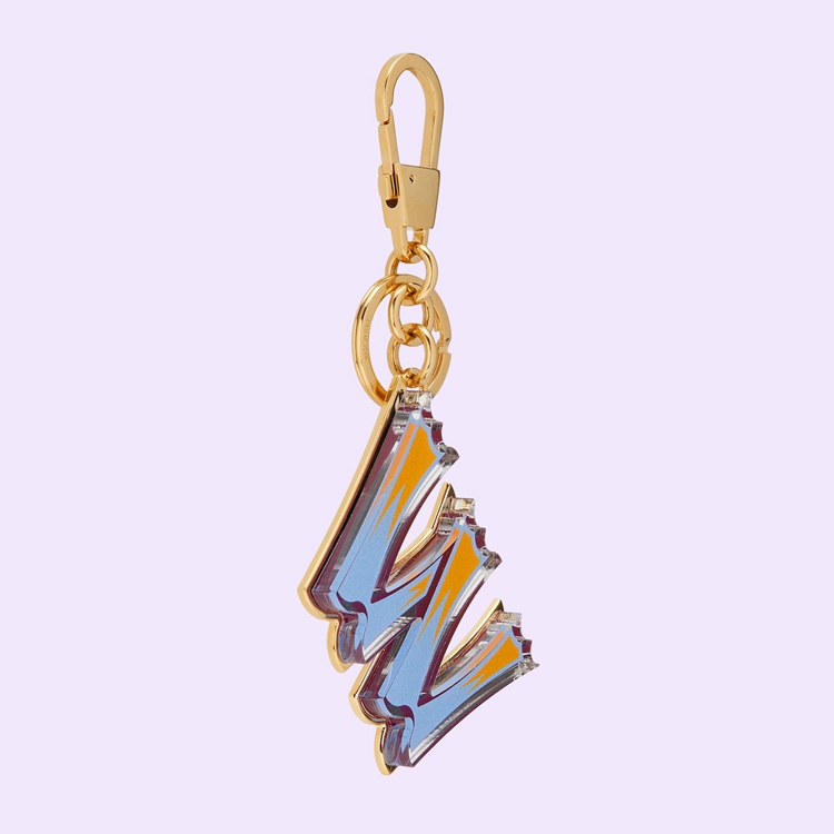 727993.JCFUG.8555.003.100.0000.Light Letter W Plexiglas keychain